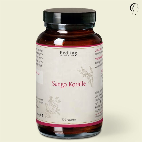 Sango-Koralle - Ideale Quelle von Calcium & Magnesium - 120 Kapseln