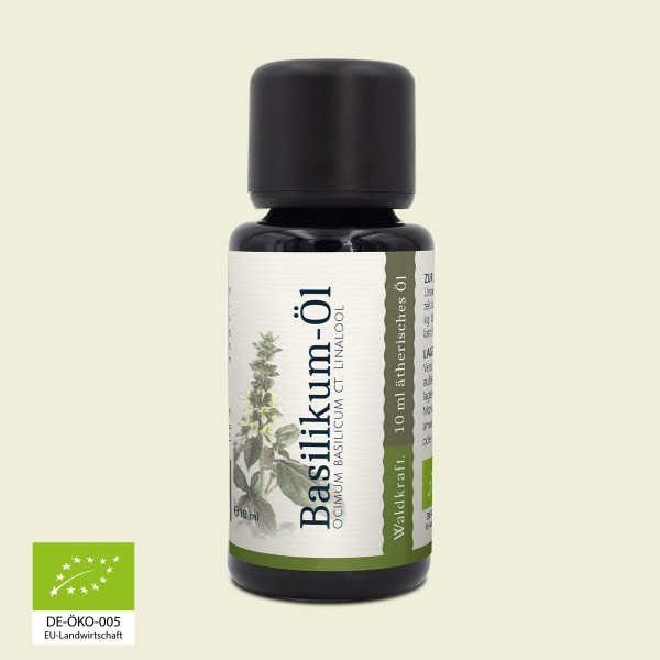 Organic basil essential oil (linalool) - 10ml