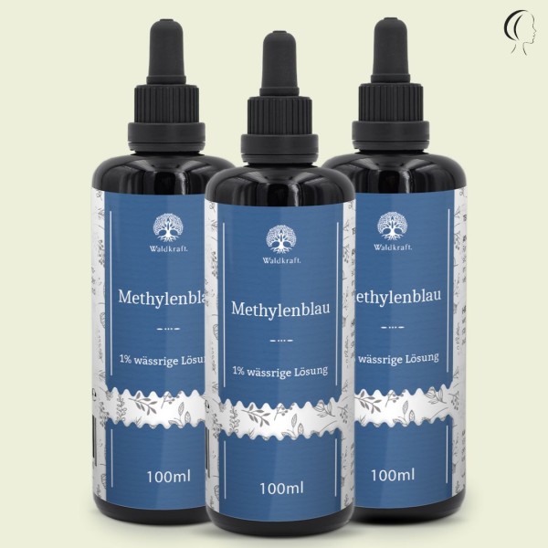 Set: 3er Pack - Methylenblau 1% wässrige Lösung - 3x 100ml