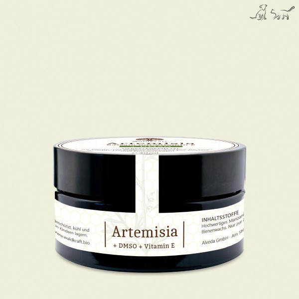 Artemisia Annua Balm - Unguento all'artemisia con DMSO, vitamina E, cera d'api e olio di manzanilla - 30ml