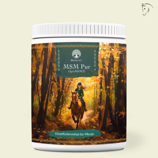 MSM Pur für Pferde - Organischer Schwefel - OptiMSM® - 1000g