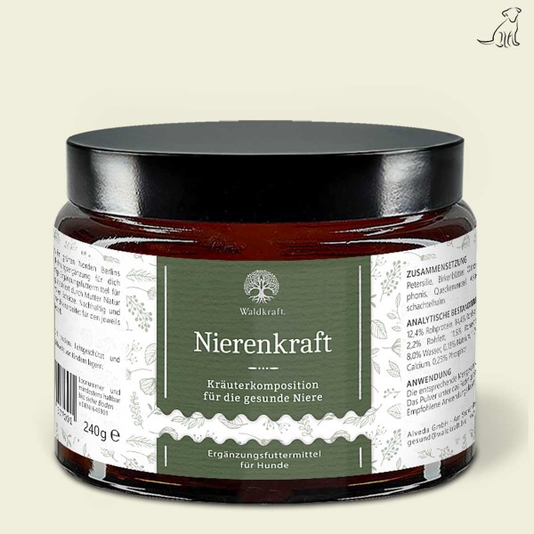 Nierenkraft - Kräutermischung für die Nieren von Hunden