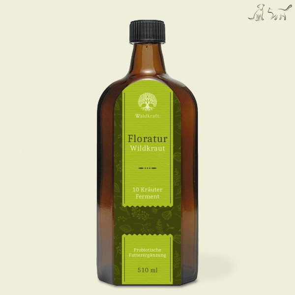 Floratur Dzikie Zioła - fermentacja 10 ziół - 510ml