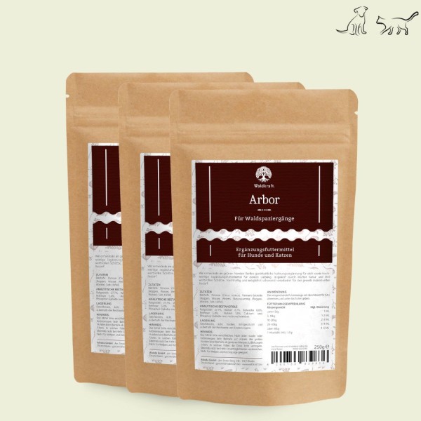 Set: 3er Pack - Arbor - Nachfüllpack 3x 250g