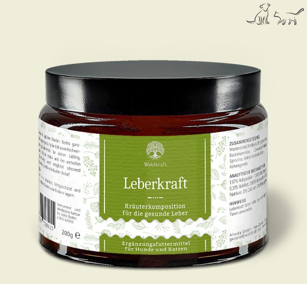 Leberkraft - Kräutermischung für die Leber von Hund und Katze